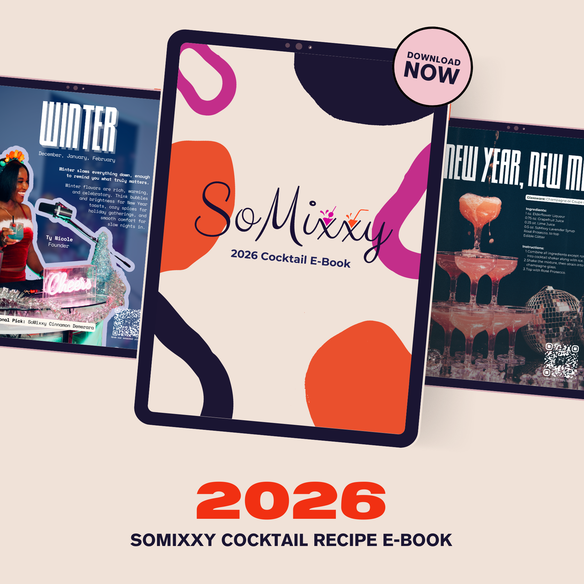 2026 SoMixxy Cocktail Recipe Guides (The Virgo Season Bundle)