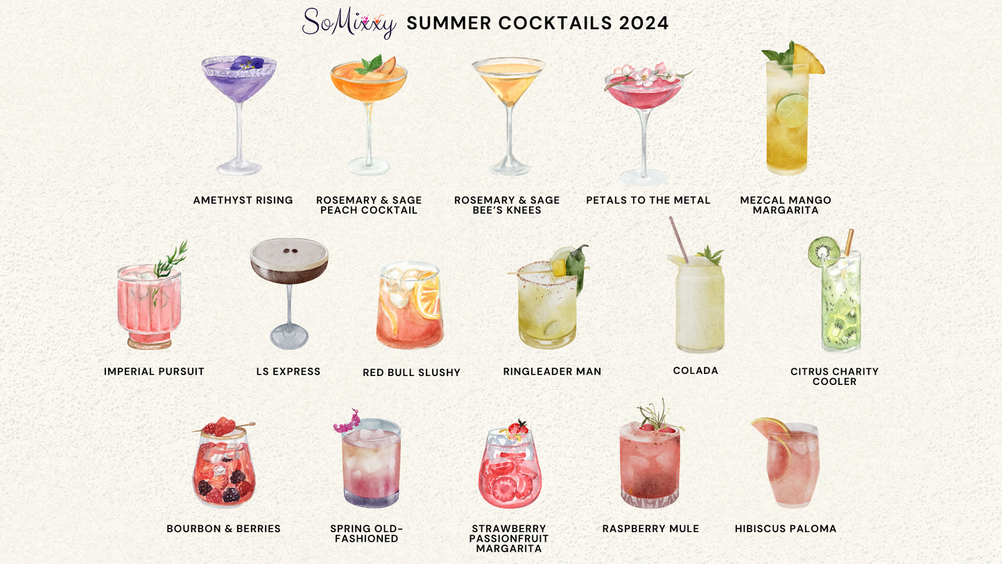 SoMixxy Summer Cocktails 2024 E-Book